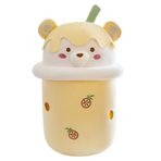 Kabarcık Çay Pelüş Hayvan Pelüş Hayvan Ayı Kabarcık Çay Peluş Yastık Kabarcık İnci Süt Çay Sarılma Yastığı Karikatür Meyve Peluş Sırt Yastığı Çay Fincanı Yastık Doldurulmuş Hayvan Çocuklar Yetişkinler
