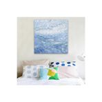 Kabartma Soyut El Yapımı Yağlı Boya Tablo 96x94cm