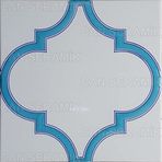 Kabartmalı Çini Karo KÇ-105-M (20*20 Cm.) 5'li 1 Paket - Can Seramik