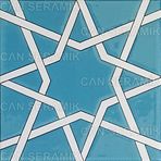 Kabartmalı Çini Karo KÇ-94 (20*20 Cm.) 5'li 1 Paket - Can Seramik