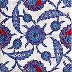 Kabartmalı Çini Karo KÇ-96 (20*20 Cm.) 5'li 1 Paket - Can Seramik