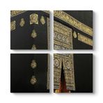 Kabe Kapısı Tablosu 63 x 63-4 Parçalı