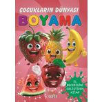 Kabile Çocuk Meyveler - Çocukların Dünyası Boyama Kitabı 7