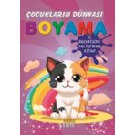 Kabile Çocuk Sevimli Kediler - Çocukların Dünyası Boyama Kitabı 10