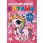 Kabile Çocuk Tek Boynuzlu At - Çocukların Dünyası Boyama Kitabı 5