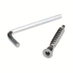 Kabin Vidası Galvaniz 7 x 50 MM 20'Li
