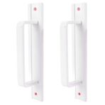 Kabine kulpları, Alaşım alaşımlı Pas Alaşımında Ahır kapı kolları (WHITE)
