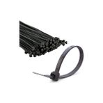 Kablo Bağı (Cırt Kelepçe) Siyah 4.8X250 Mm (100Adet)
