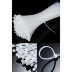 Kablo Bagi- Plastik Kelepce - 3.6 X 150 Mm - Cirt Kelepce Beyaz 100 Adet Paket Klıps1