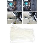Kablo Bagi- Plastik Kelepce - 3.6 X 300 Mm - Cirt Kelepce Beyaz 100 Adet Paket Klıps1