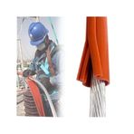 Kablo Koruyucu, Kırmızı Güç Hattı Yalıtım Kılıfı - 10ft Tepegöz İletim Hatları ve Hayvan Koruması için Anti Elektrik Çarpması Koruyucu Boru, ID 20 mm (0,79 inç) - İletken Koruyucu Kapak