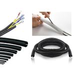 Kablo Tesisat Gizleme Düzenleme Spiral Yarıklı Hortum 14mm 1metre