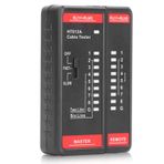 Kablo Test Cihazı Rj11 Rj45 Telefon Hat Teli Test Aracı Aksesuarı Ölçüm Ht812A Telefon Tel Test Cihazı