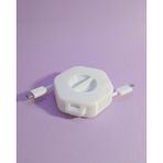 Kablo Toplayıcı Kablo Sarıcı Telefon Şarj Kablosu Toplayıcı USB Kablo Toplayıcı - Beyaz