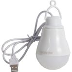 Kablolu 5 Watt Beyaz Ledli Ampul%90 Enerji Tasarrufu Renkli Kasa (1 Metre USB Kablolu) - standart