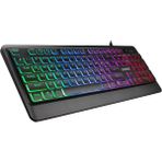 Kablolu Everest KB-R59 Forza Siyah USB Klavye RGB Aydınlatma ile Multimedya Tuşları