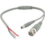 Kablolu Hazır Bnc Konnektör Dc Power Jak Cctv Y Kablo 20 Adet