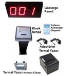 Kablolu Kiosk Ve Printer'lı Lcd Keypadli Sıramatik (numaratör)