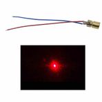 Kablolu Kırmızı Nokta Lazer Modül Metal Kafa 5mW 650nm 3V 5V 6mm 15 Metre Mesafe Lazer Diyot Modül