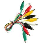 Kablolu Krokodil Test Kablosu 10 Adet Arduino Uyumlu, Raspberry Uyumlu