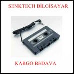 KABLOLU MP3 MP4 PLAYER KASET ADAPTÖR OTO ARAÇ
