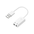 Kablolu Usb Ses Kartı Virtual Sound Tak Kullan Kulaklık Mikrofon Çıkışı 7.1 Channel Harici Ses Kartı