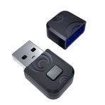 Kablosuz 5.0 Alıcı Adaptörü - Nintendo Switch/PS5/PS4/PC/Pro Controller ile Uyumlu Ses Dönüştürücü (Siyah)