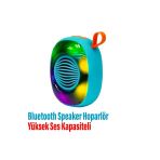 Kablosuz Bluetooth Hoparlör 5W Rgb Led Işıklı Speaker Ses Bombası 1200 Mah Güçlü Ses Kalitesi