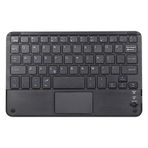 Kablosuz BT 3.0 Klavye 59 Tuşlu Ultra İnce Mini BT Klavye Dokunmatik Yüzey Desteği Dizüstü Telefon Tablet için Android Windows iOS Sistemi Siyah Doomun