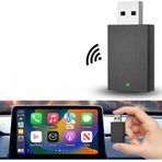 Kablosuz CarPlay ve Android Auto Adaptörü, 2'si 1 Arada, 5G WiFi ve Bluetooth 5.0, Tak Çalıştır