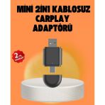 Kablosuz Carplay Ve Android Auto Dönüştürücü – Usb-A & Type-C Girişli Akıllı Adaptör Mir75051963