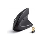 Kablosuz Dikey Ergonomik Optik Mouse 1600dpı 6 Tuşlu Vertical Siyah Mouse