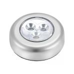 Kablosuz Dokunmatik Pilli Led Spot Lamba - 3 Ledli Aydınlatma