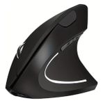 Kablosuz Ergonomik Dikey Mouse, 2.4ghz, LED Işıklı, 1000/1200/1600 Dpı, Siyah