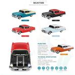 Kablosuz Hoparlör Bluetooth 10W 1955 Model Pontiac Bluetooth Klasik Araba Görünümlü Hoparlör Fm Radyo Ofis Ev Için Usb Sd Aux Girişli Havalı Tasarım Ws-598 Siyah-Kırmızı (Siyah-Kırmızı)
