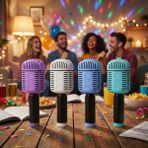 Kablosuz Hoparlörlü Karaoke Mikrofonu - Seçenek