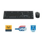 Kablosuz Klavye Mouse Set Siyah Türkçe Q Ev Ofis Kullanıma Uygun Klavye Mouse