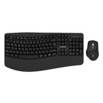 KABLOSUZ KLAVYE - MOUSE SETİ MULTİMEDİA - ERGOMİK BİLEK DESTEK Q KALVYE (4604)