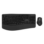 Kablosuz Klavye - Mouse Seti Multimedia - Ergomik Bilek Destek Q Kalvye (5365)