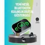 Kablosuz Kulak İçi Bluetooth Kulaklık – Dokunmatik Ve Led Şarj Ekranı