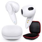 Kablosuz Kulaklık, TITACUTE Bluetooth Kulaklık Mini Kulak İçi Gürültü Engelleme Derin Bas Kulaklık iPhone 13 Pro Max 14 11 XR 8 Samsung A53 S23 A14 S22 S21 S20 Galaxy Z Flip Google Pixel 6 6a 7 için