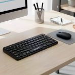Kablosuz Lacivert Bluetooth Klavye Mouse Seti – Yuvarlak Tuşlu Tasarım, Türkçe Q Dizilim, Taşınabilir, Ev Ve Ofis Kullanımına Uygun (5067)