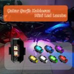 Kablosuz Mini LED Lamba Hubstein 7 Farklı Renk Modu ile Motosiklet ve Drone Kullanımı İçin