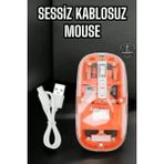 Kablosuz Mouse Fare 5.0 Bluetooth Bağlantılı USB Girişli Midastech - Çok Renkli