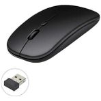 Kablosuz Mouse Fare Şarjlı Bluetooth Wireless Çift Modlu Sessiz Nemere - 1 - Renkli