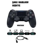Kablosuz Oyun Kolu Playstation 4 - Pc - Tv - Tablet Uyumlu - Siyah