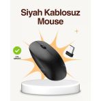 Kablosuz Sessiz Mouse – Ayarlanabilir Dpi Usb Bağlantılı