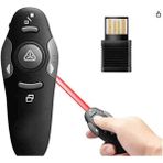 Kablosuz Sunum Kumandası, Lazer Kalem, Siyah, Powerpoint ve Sunumlar Için Atlatıcı - Seçenek 1