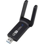 Kablosuz Wifi Alıcı AC1300 Mbps Dual Band USB 3.0 Adaptör Midastech