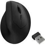 Kablosuz+Bluetooth Şarjlı Ergonomik Dikey Mouse Dual Mode Vertical